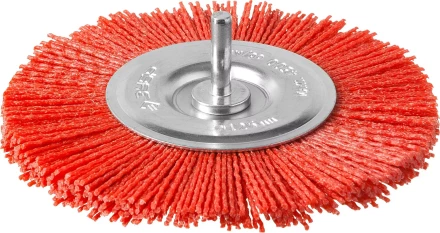 ЗУБР "ПРОФЕССИОНАЛ". Щетка дисковая для дрели, нейлоновая проволока с абразивным покрытием, 125мм 35161-125_z02 купить в Нижневартовске