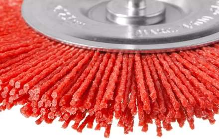 ЗУБР "ПРОФЕССИОНАЛ". Щетка дисковая для дрели, нейлоновая проволока с абразивным покрытием, 125мм 35161-125_z02 купить в Нижневартовске