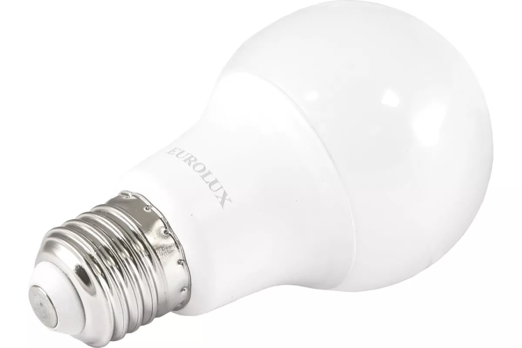 Лампа светодиодная EUROLUX LL-E-A60-7W-230-4K-E27 76/2/12 купить в Нижневартовске