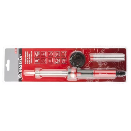 Паяльник,пл.ABS класс защиты 1 индикатор,медный наконеч. с долговеч. покрытием,220В,30W MTX 9130439 купить в Нижневартовске