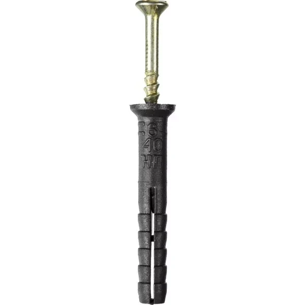 Дюбель-гвоздь полипропиленовый, потайный бортик, 6 x 40 мм, 2500 шт, STAYER Master 30640-06-040 30640-06-040 купить в Нижневартовске