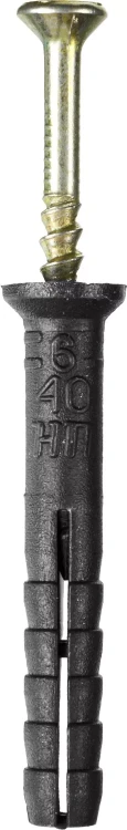 Дюбель-гвоздь полипропиленовый, потайный бортик, 6 x 40 мм, 2500 шт, STAYER Master 30640-06-040 30640-06-040 купить в Нижневартовске