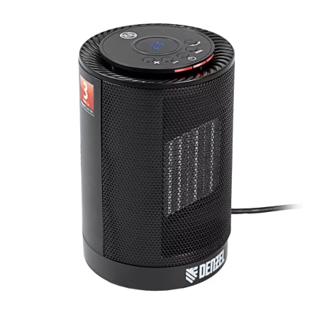 Тепловентилятор электрический керамический Denzel DTFC-1200, 3 режима, вентилятор, нагрев 600/1200 Вт 96418 купить в Нижневартовске