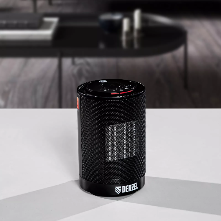 Тепловентилятор электрический керамический Denzel DTFC-1200, 3 режима, вентилятор, нагрев 600/1200 Вт 96418 купить в Нижневартовске