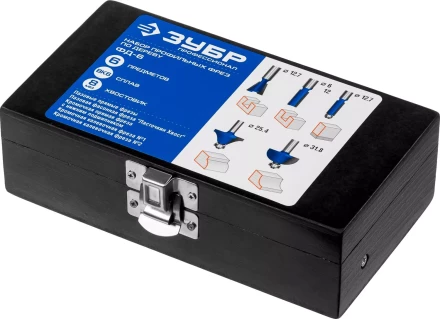 ЗУБР 6 шт, набор профильных фрез по дереву, Профессионал (28795-H6) купить в Нижневартовске