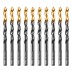 Сверло по металлу, 6,5 мм, HSS-Tin, Golden Tip, 10 шт. Denzel 717216 купить в Нижневартовске
