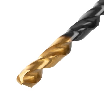 Сверло по металлу, 6,5 мм, HSS-Tin, Golden Tip, 10 шт. Denzel 717216 купить в Нижневартовске