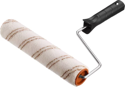 Валик малярный ЗУБР "ОПТИМА -МИКРОТЕКС", пропитки и средства защиты древесины, микрофибра, ворс 7 мм, бюгель 6 мм, 40х240мм 03545-24 купить в Нижневартовске