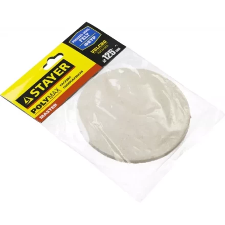 Полировальная насадка STAYER "MASTER" из фетра на липучке d=125мм 35930-125 купить в Нижневартовске