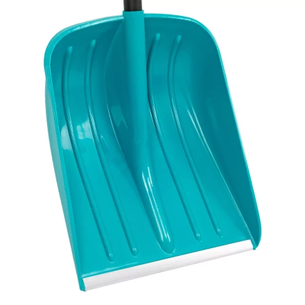 Лопата для уборки снега Palisad 61677, полипропилен, 365х450х1355 мм, алюминиевый черенок, усиленная, LUXE купить в Нижневартовске