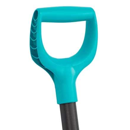 Лопата для уборки снега Palisad 61677, полипропилен, 365х450х1355 мм, алюминиевый черенок, усиленная, LUXE купить в Нижневартовске