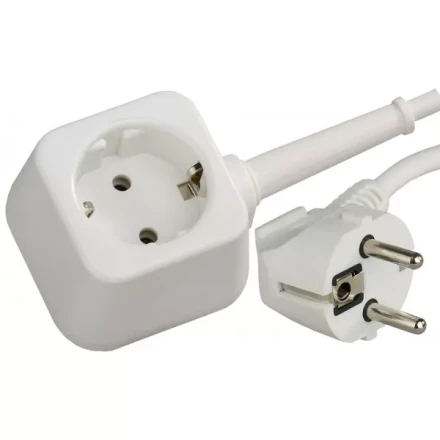 Удлинитель-шнур, 5 м, 3500 Вт, 1 гнездо, ПВС 3x1 мм2, СВЕТОЗАР SV-55013-5 купить в Нижневартовске