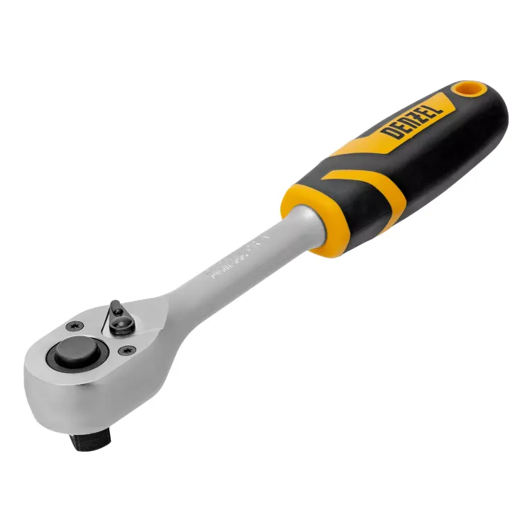 Ключ-трещотка 1/2" Denzel 14033, 90 зубьев, с быстрым сбросом, CrV купить в Нижневартовске