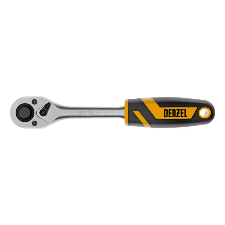 Ключ-трещотка 1/2" Denzel 14033, 90 зубьев, с быстрым сбросом, CrV купить в Нижневартовске