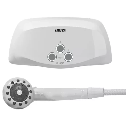 Водонагреватель проточный ZANUSSI 3-logic 6.5 S душ купить в Нижневартовске