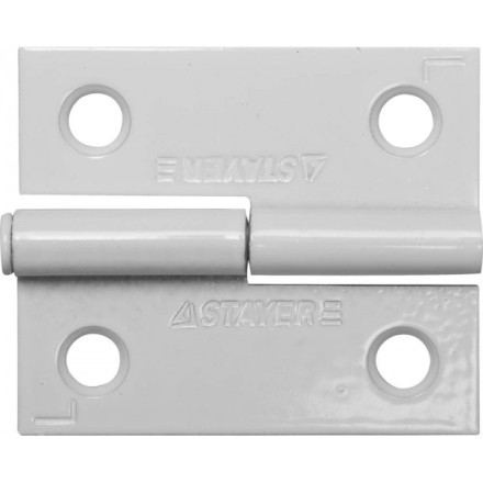 Петля дверная STAYER &quot;MASTER&quot; разъемная, цвет белый, левая, 50мм 37613-50-2L купить в Нижневартовске