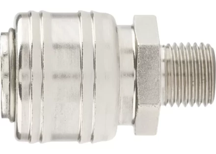 Муфта универсальная быстросъемная "мама" внешняя резьба 1/4" 2 шт Stels 57051 купить в Нижневартовске