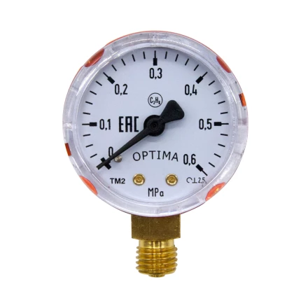 Манометр пропановый 0,6 мПа Оберон N5400 купить в Нижневартовске