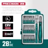 Набор Precision-28: для точных работ и всех видов мобильных устройств, двухкомпонентная рукоятка, Сr-V 25677 купить в Нижневартовске