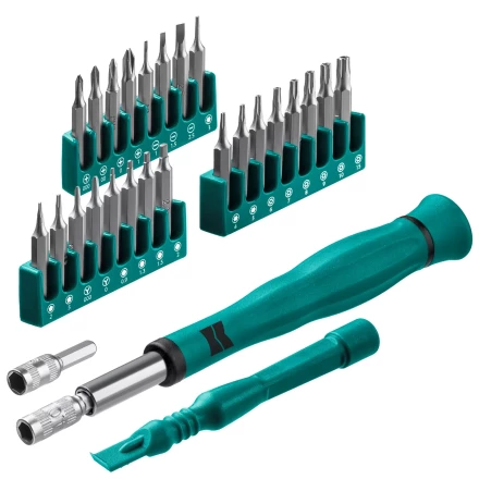 Набор Precision-28: для точных работ и всех видов мобильных устройств, двухкомпонентная рукоятка, Сr-V 25677 купить в Нижневартовске