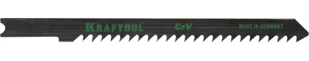 Полотна KRAFTOOL, U111C, для эл/лобзика, Cr-V, по дереву, ДВП, ДСП, грубый рез, US-хвост., шаг 3мм, 75мм, 2шт 159631-3 купить в Нижневартовске