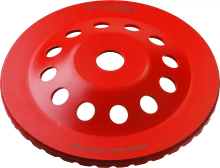 Чашка алмазная шлифовальная по бетону ЗУБР "МАСТЕР" сегментированная, 180мм 33375-180 купить в Нижневартовске