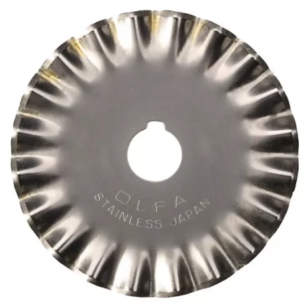 Лезвие OLFA фигурное круговое для RTY-2/G,/DX, малая волна, 45мм OL-PIB45-1 купить в Нижневартовске