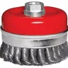 Щетка для УШМ Heavy Duty, 125 мм, М14, "чашка", крученая металлическая проволока  MATRIX 74674 купить в Нижневартовске