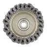 Щетка для УШМ Heavy Duty, 125 мм, М14, "чашка", крученая металлическая проволока  MATRIX 74674 купить в Нижневартовске
