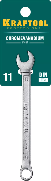 Ключи комбинированные KRAFTOOL, Cr-V, DIN 3113 27079-11 купить в Нижневартовске