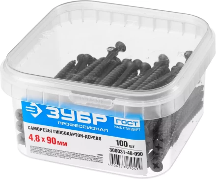 Саморезы ЗУБР СГД 16 х 3.5 мм фосфатированное покрытие 1000 шт Профессионал 300031-35-016 купить в Нижневартовске