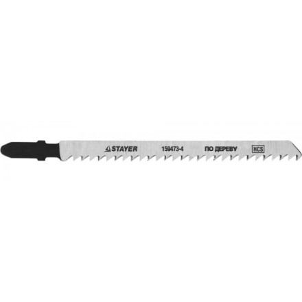 Полотна STAYER &quot;STANDARD&quot;, T301CD, для эл.лобзиков, HCS, по дереву, фанере, ДВП, ДСП, быстр точный рез, EU-хвост., 100/4мм, 2шт 159473-4 купить в Нижневартовске