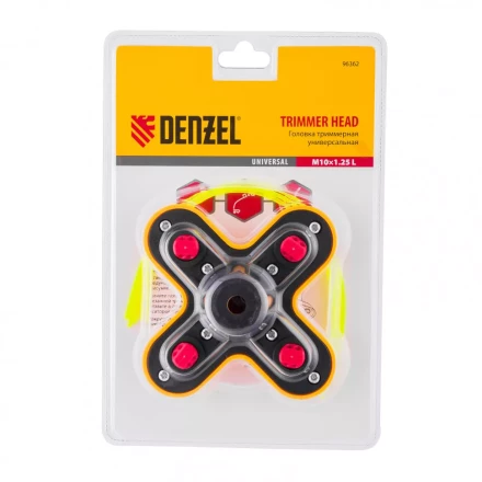 Головка триммерная универсальная гайка М10 х 1,25 левая Denzel 96362 купить в Нижневартовске
