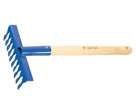 Грабли витые 8-зубые 140 мм с рукояткой 300 мм СИБРТЕХ Россия 61761 купить в Нижневартовске