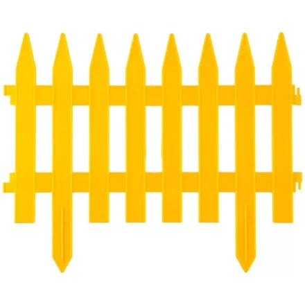 Забор декоративный GRINDA "КЛАССИКА", 28x300см, желтый 422201-Y купить в Нижневартовске