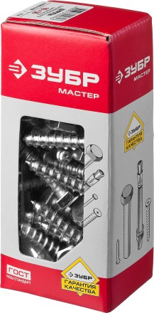 Шурупы ЗУБР &quot;МАСТЕР&quot; с шестигранной головкой, оцинкованные, 10x50мм, 45шт 4-300451-10-050 купить в Нижневартовске