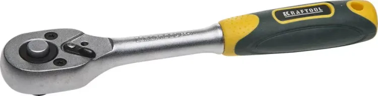 Трещотка для торцовых головок KRAFTOOL "EXPERT", Сr-V сталь, 72 зубца, 1/4" 27791-1/4_z02 купить в Нижневартовске