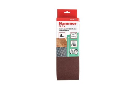 Лента шлиф. бесконечная HAMMER 100х610мм Р120 купить в Нижневартовске