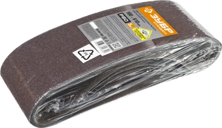 Лента шлифовальная бесконечная ЗУБР "СТАНДАРТ" на тканевой основе, для ЛШМ, P80, 100х610мм, 5 шт 35343-080 купить в Нижневартовске