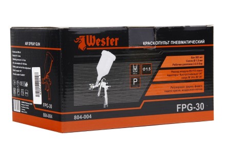 Краскопульт пневматический WESTER FPG-30  профи купить в Нижневартовске