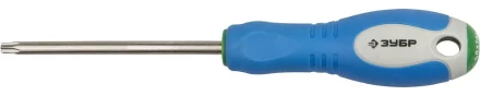 Отвертка ЗУБР, Cr-V сталь, трехкомпонентная рукоятка, цветовая индикация типа шлица, TORX №30, 100мм 25254-30-100 купить в Нижневартовске