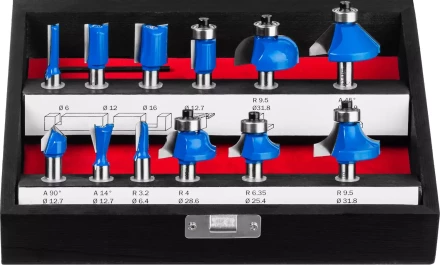 ЗУБР 12 шт, набор профильных фрез по дереву, Профессионал (28796-H12) купить в Нижневартовске
