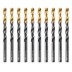 Сверло по металлу, 7 мм, HSS-Tin, Golden Tip, 10 шт. Denzel 717217 купить в Нижневартовске