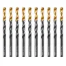 Сверло по металлу, 7 мм, HSS-Tin, Golden Tip, 10 шт. Denzel 717217 купить в Нижневартовске
