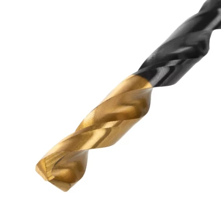 Сверло по металлу, 7 мм, HSS-Tin, Golden Tip, 10 шт. Denzel 717217 купить в Нижневартовске