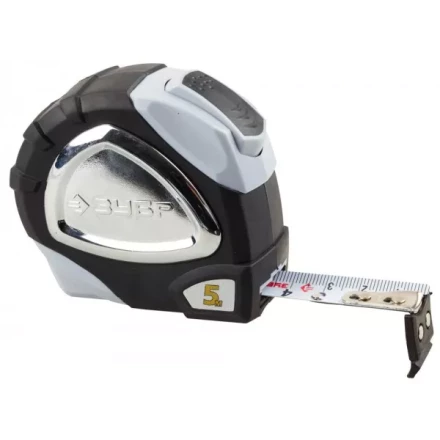 Рулетка ЗУБР "ЭКСПЕРТ" "ПРЕМИУМ", двухкомпонентный корпус, автостоп, полотно с нейлоновым напылением, 5 м / 19 мм 34050-05-19_z01 купить в Нижневартовске