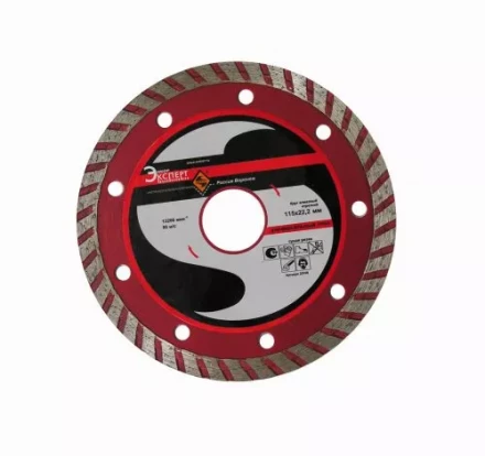 Круг алмазный 115 х 22,2 мм турбо универсальный сухая резка Энкор 25726 купить в Нижневартовске