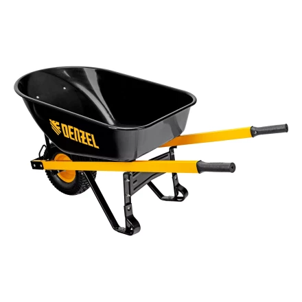 Тачка садово-строительная усиленная DENZEL 68999 одноколесная купить в Нижневартовске