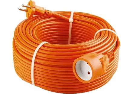 Удлинитель-шнур силовой 2*1мм*15м 1 прорезиненная розетка 10A STERN 95711 купить в Нижневартовске