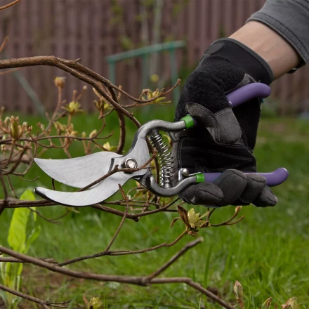 Секатор прямого реза Palisad, 255 мм, цельнокованый, металлические обрезиненные рукоятки, 60467 купить в Нижневартовске